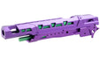 5KU CNC Aluminum EX 01 Frame Kit For Tokyo Marui Hi Capa GBB Airsoft (Purple w/ Green Barrel)