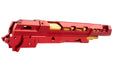 5KU CNC Aluminum EX 01 Frame Kit For Tokyo Marui Hi Capa GBB Airsoft (Red w/ Gold Barrel)