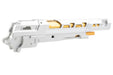 5KU CNC Aluminum EX 01 Frame Kit For Tokyo Marui Hi Capa GBB Airsoft (Silver w/ Gold Barrel)