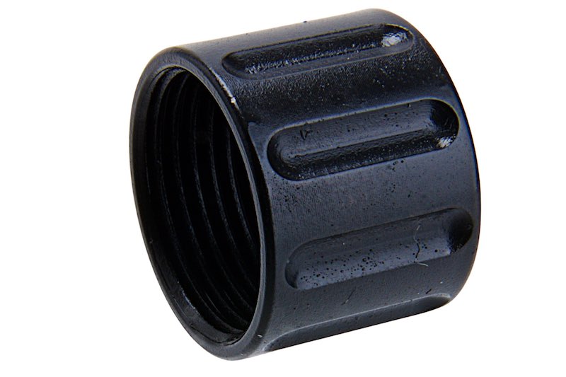 Threadless Thread Protector 5KU Vertical Knurling Threaded Protector (14mm CCW) | eHobby Asia