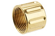 5KU Vertical Knurling Threaded Protector (14mm CCW/ Gold)