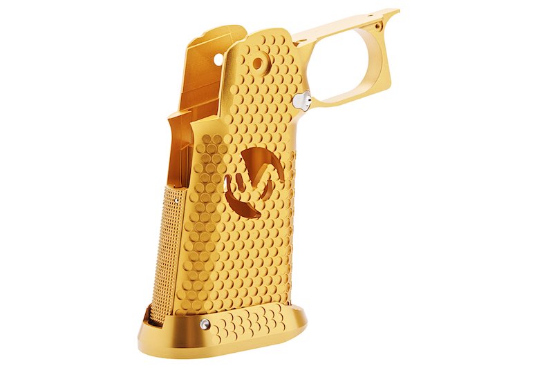 5KU CNC Aluminum Infinity Style Grip For Tokyo Marui Hi Capa GBB (Type 3/ Gold)