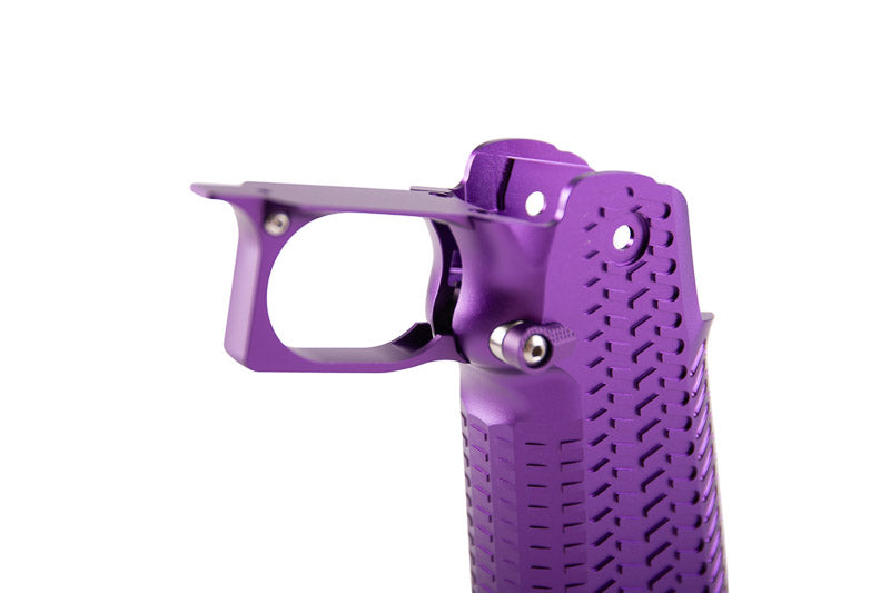 5KU CNC Aluminum Type 6 Grip For Tokyo Marui Hi Capa GBB Airsoft (Purple)
