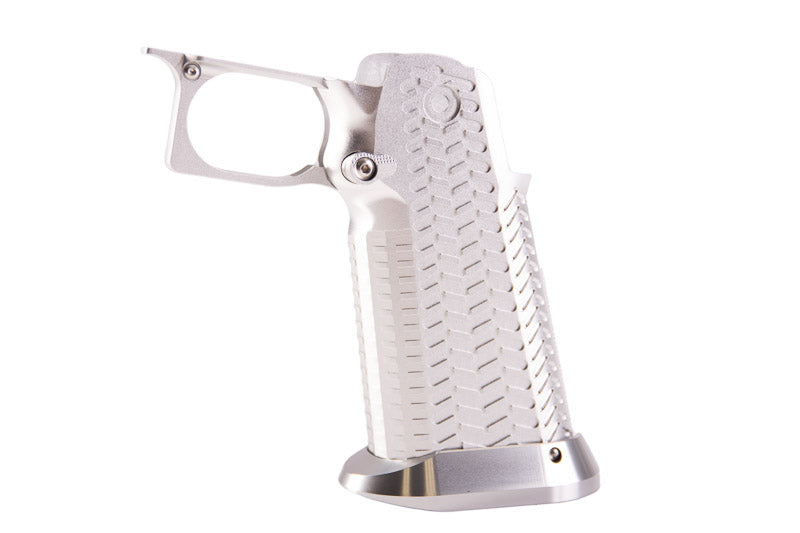 5KU CNC Aluminum Type 6 Grip For Tokyo Marui Hi Capa GBB Airsoft (Silver)
