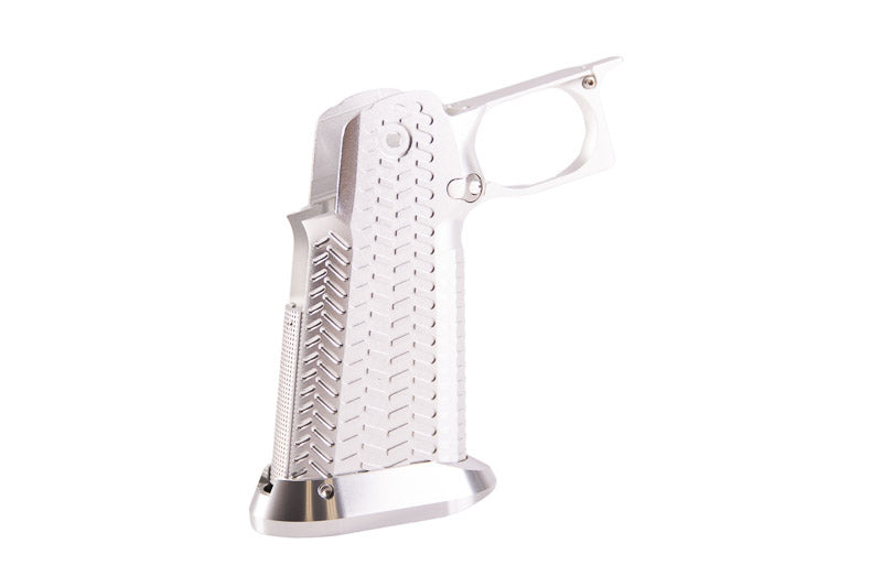 5KU CNC Aluminum Type 6 Grip For Tokyo Marui Hi Capa GBB Airsoft (Silver)