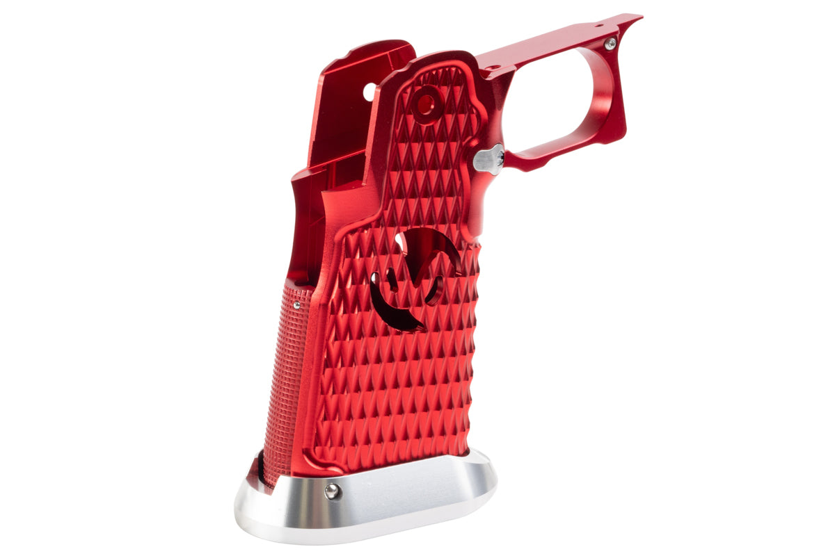 5KU CNC Aluminum Infinity Style Pistol Grip For Tokyo Marui Hi Capa GBB (Type9/ Red)