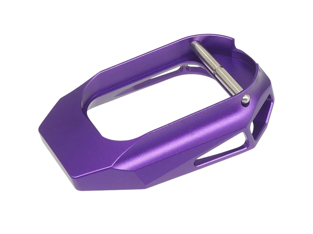 5KU Aluminum Hollow Magwell For Tokyo Marui Hi Capa GBB Airsoft (Purple)