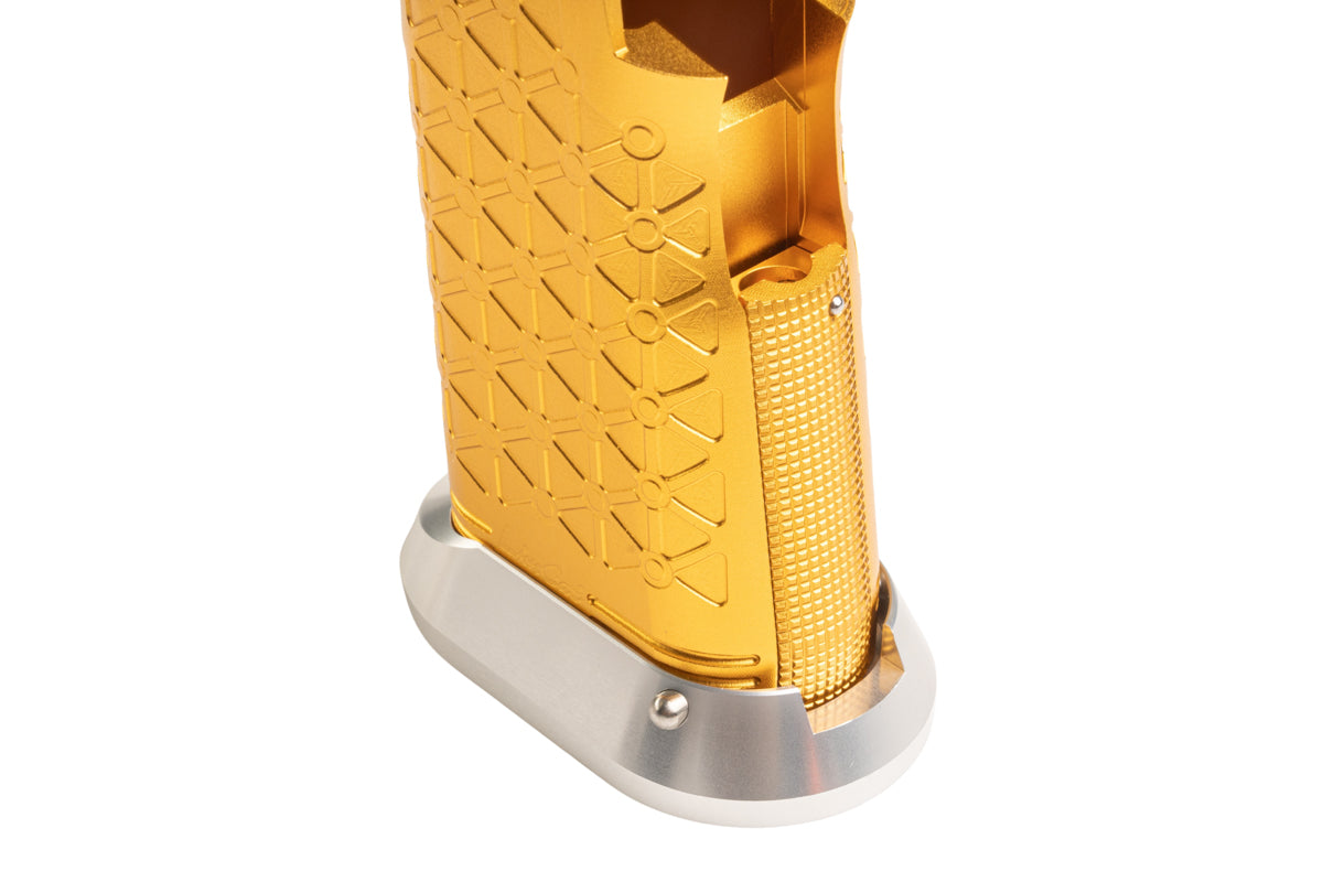 5KU CNC Aluminum Grip For Tokyo Marui Hi Capa GBB Airsoft (Type 8/ Gold)