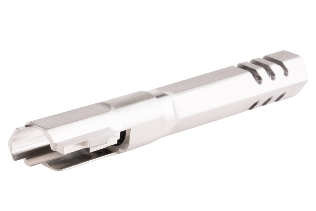 5KU Stainless Steel Outer Barrel For Tokyo Marui Hi Capa 5.1 GBB Airsoft (11mm CW/ Silver)