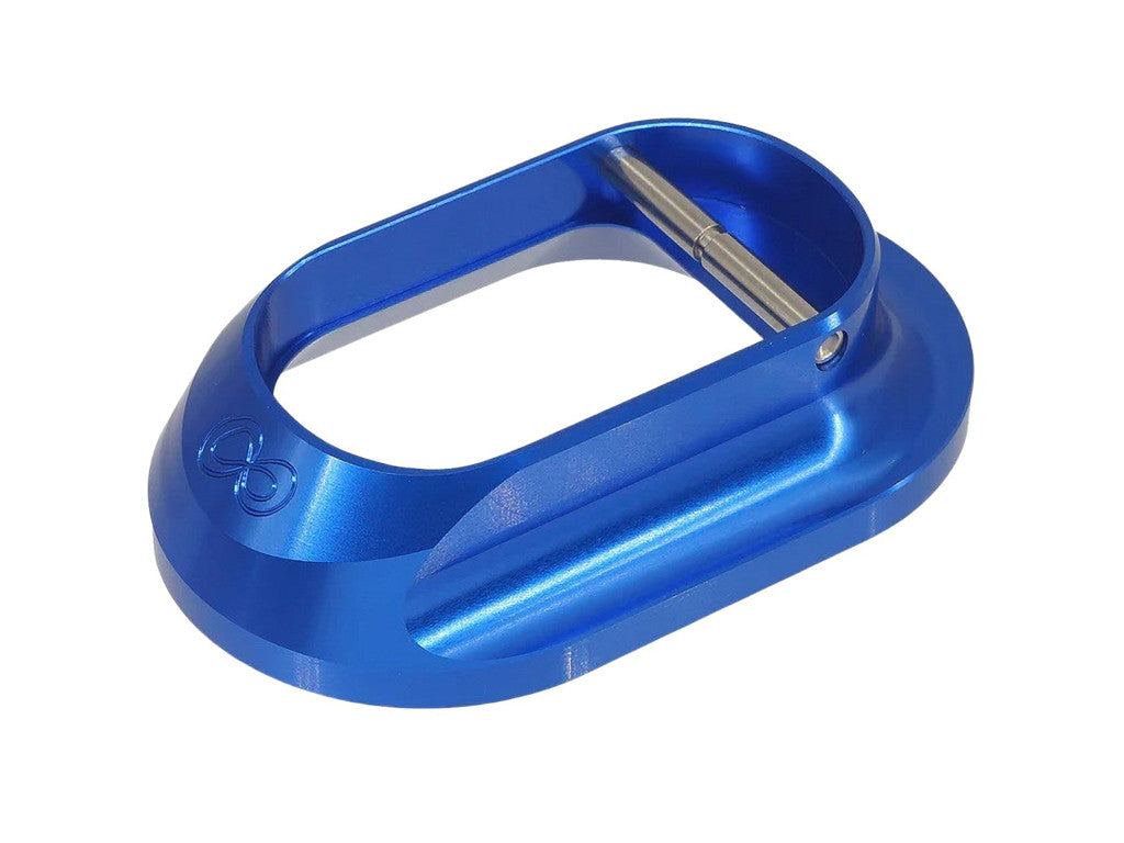5KU Aluminum XL Infinity Magwell For Tokyo Marui Hi Capa GBB Airsoft (Blue)