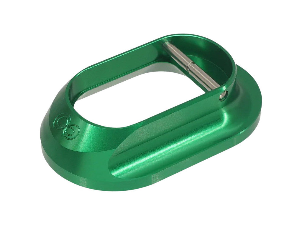 5KU Aluminum XL Infinity Magwell For Tokyo Marui Hi Capa GBB Airsoft (Green)