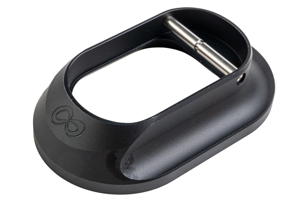5KU Aluminum XL Infinity Magwell for Tokyo Marui Hi Capa GBB Airsoft (For Aluminum Grip Only/ Matte Black)