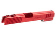 5KU CNC Aluminum Infinity Signature Slide for Tokyo Marui Hi Capa 5.1 GBB Airsoft Pistol (Red)