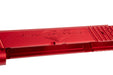 5KU CNC Aluminum Infinity Signature Slide for Tokyo Marui Hi Capa 5.1 GBB Airsoft Pistol (Red)