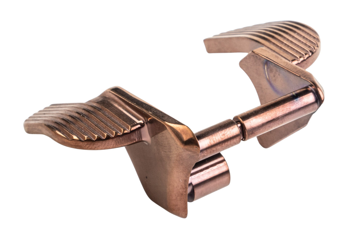 5KU Stainless Ambi Extra Wide Thumb Safety For Tokyo Marui Hi Capa GBB Airsoft (Brown)