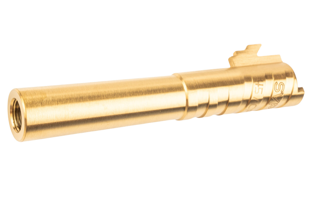 5KU Infinity SVP Stainless Steel Outer Barrel For Tokyo Marui Hi Capa 4.3 GBB Airsoft (.45ACP Marking/ Gold)