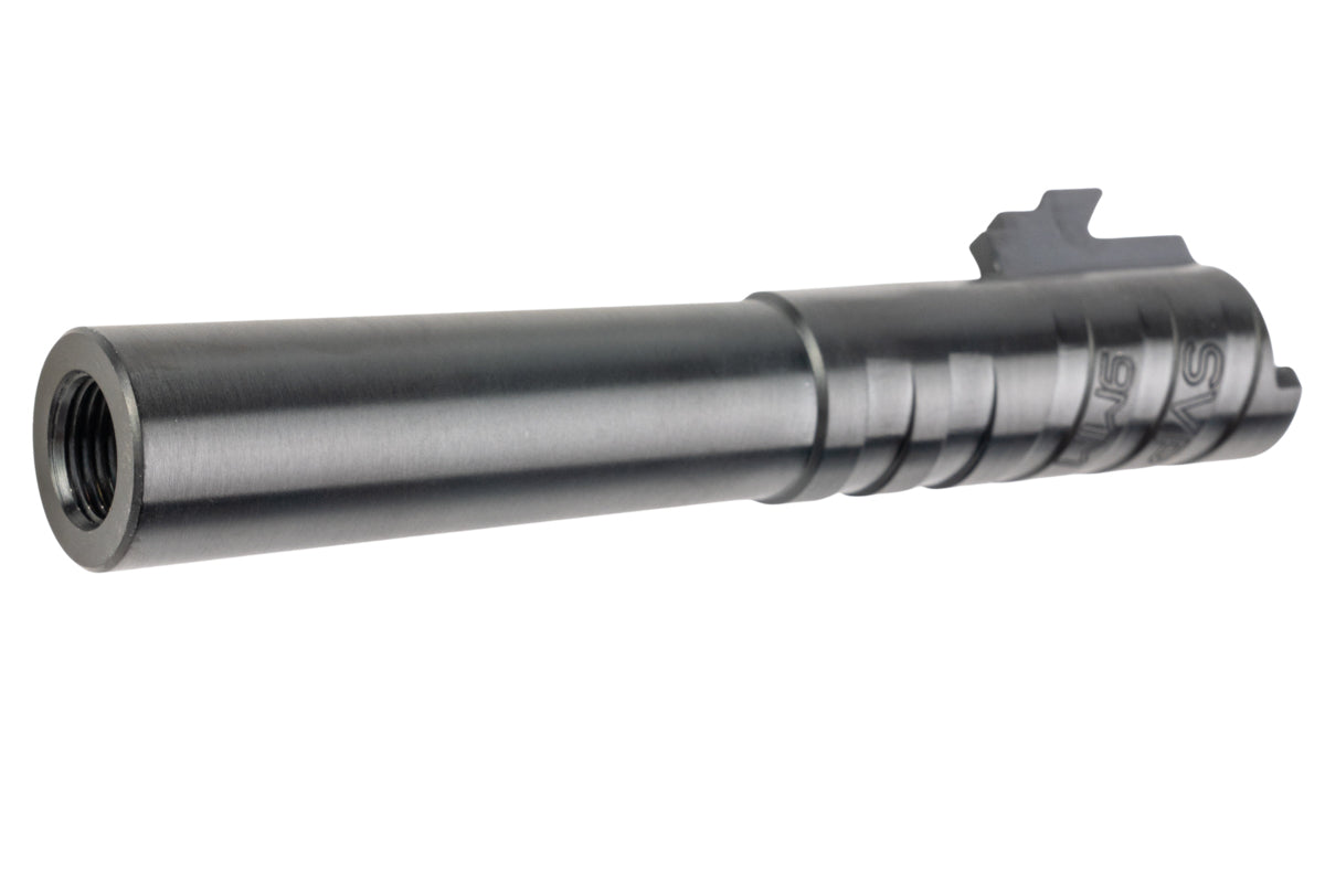 5KU Infinity SVP Stainless Steel Outer Barrel For Tokyo Marui Hi Capa 4.3 GBB Airsoft (9mm Marking)