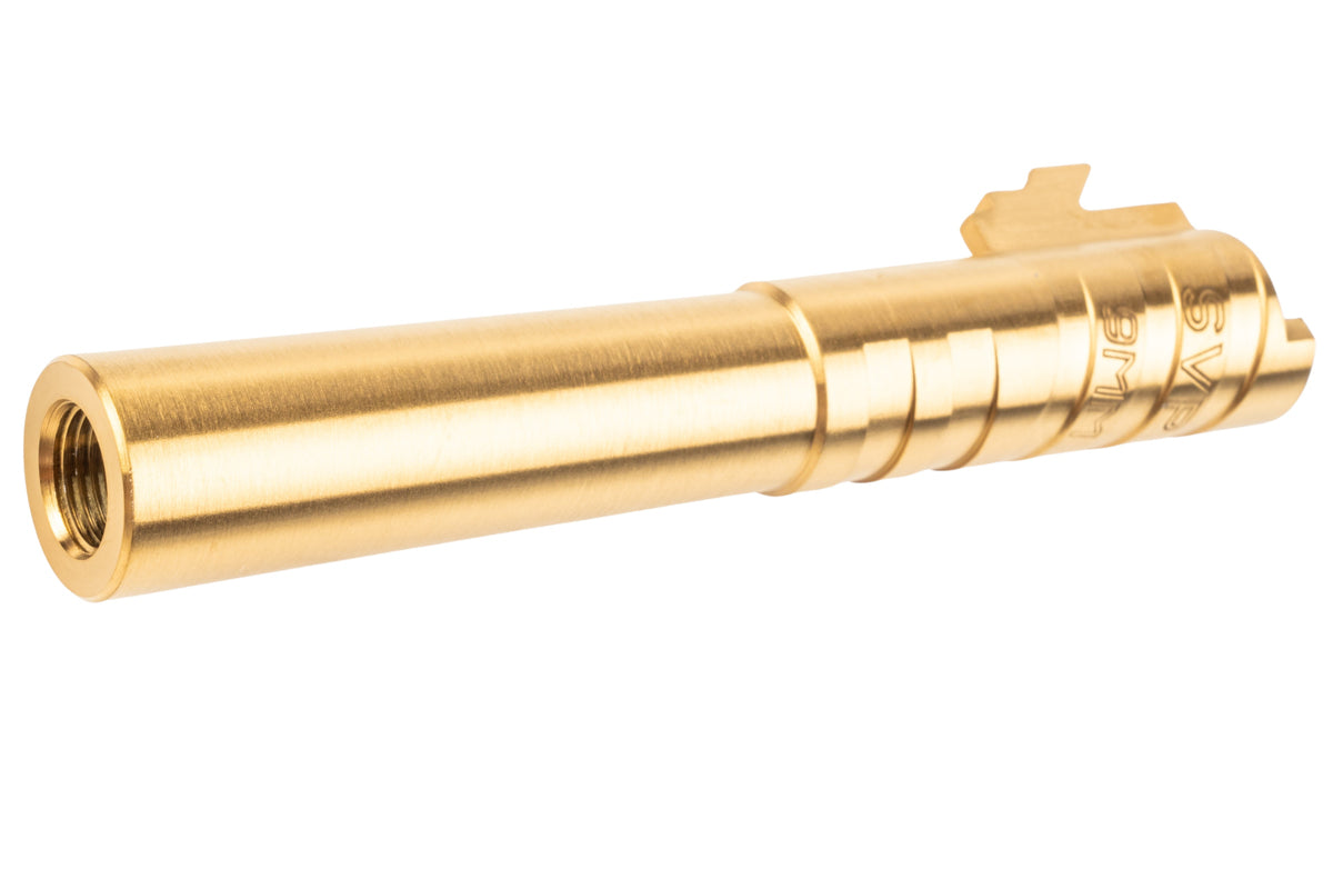 5KU Infinity SVP Stainless Steel Outer Barrel For Tokyo Marui Hi Capa 4.3 GBB Airsoft (9mm Marking/ Gold)