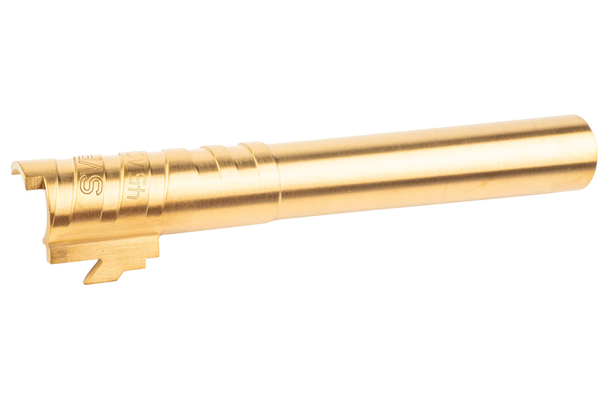 5KU Infinity SVP Stainless Steel Outer Barrel For Tokyo Marui Hi Capa 5.1 GBB Airsoft (.45ACP Marking/ Gold)