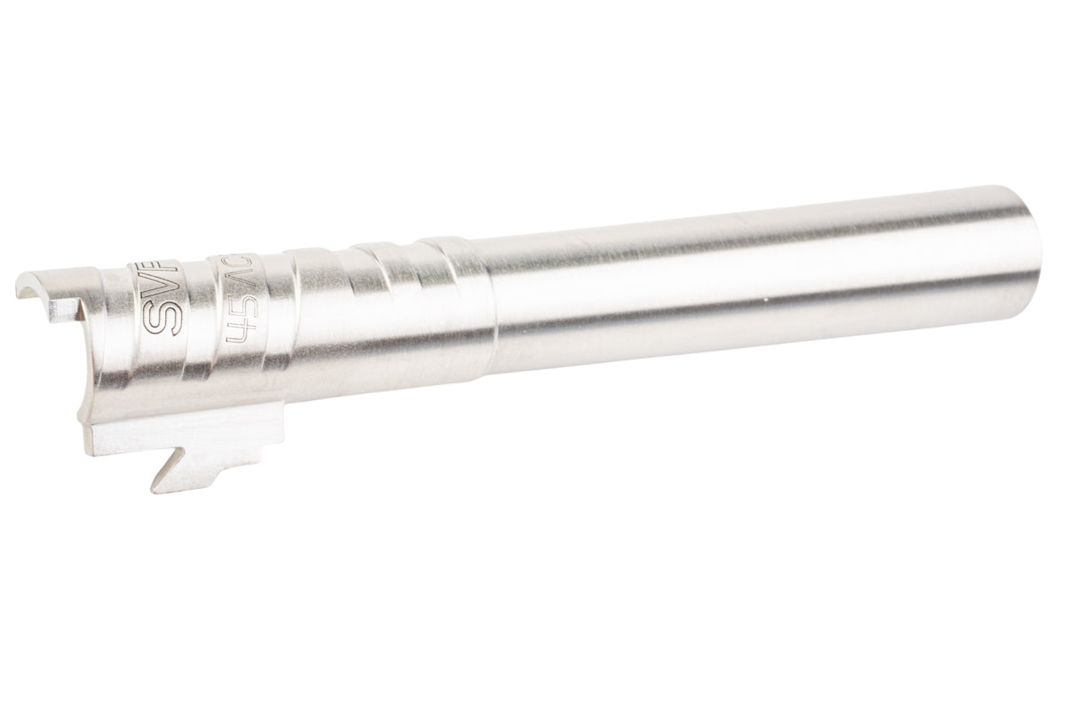 5KU Infinity SVP Stainless Steel Outer Barrel For Tokyo Marui Hi Capa 5.1 GBB Airsoft (.45ACP Marking/ Silver)