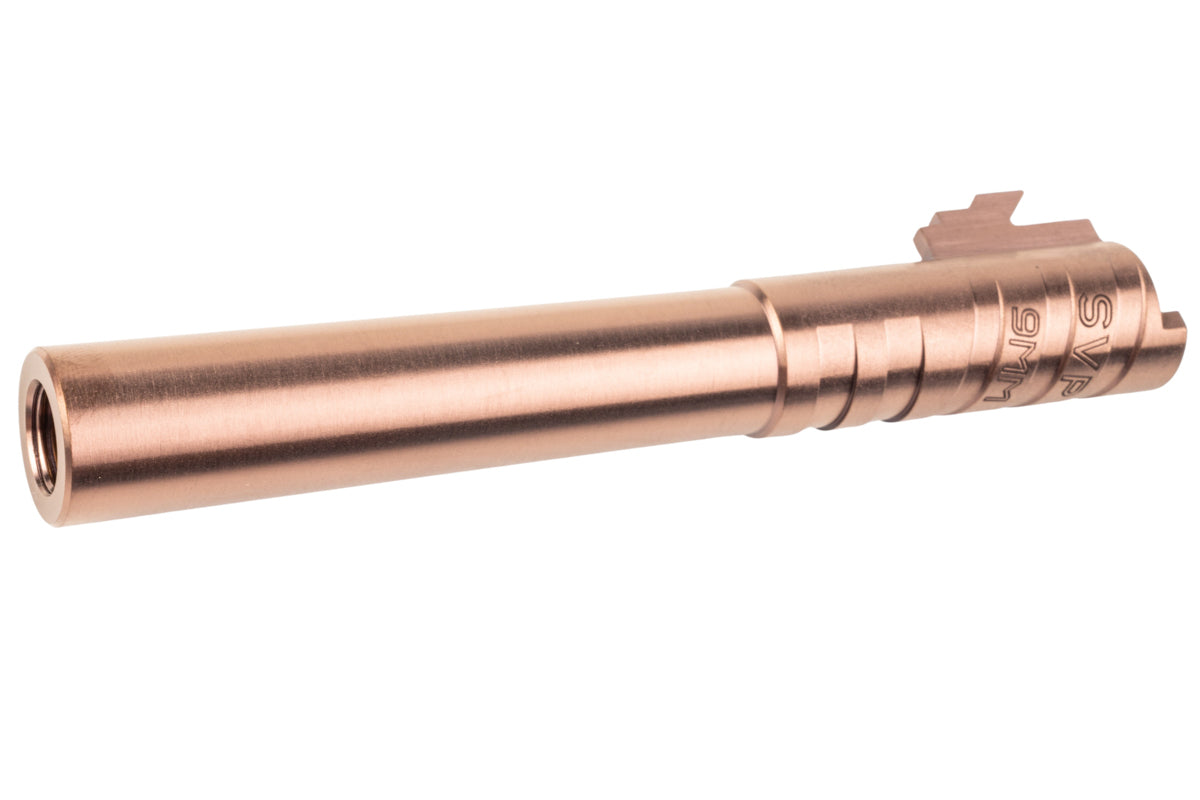 5KU Infinity SVP Stainless Steel Outer Barrel For Tokyo Marui Hi Capa 5.1 GBB Airsoft (9mm Marking/ Brown)