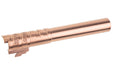 5KU Infinity SVP Stainless Steel Outer Barrel For Tokyo Marui Hi Capa 5.1 GBB Airsoft (9mm Marking/ Brown)