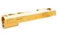 5KU CNC Aluminum Wildcat Slide For Tokyo Marui Hi Capa GBB Airsoft Pistol (Gold)