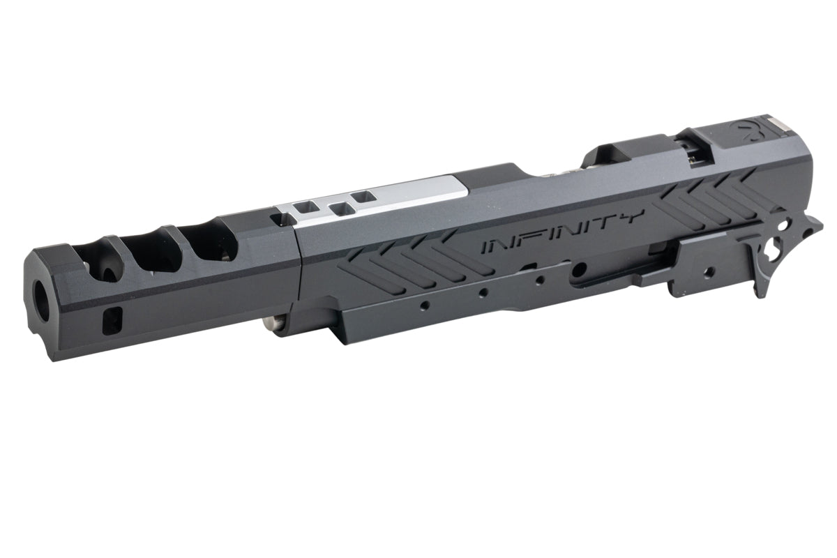 5KU INF Style IMM 7inch Open Slide Kit For Tokyo Marui Hi Capa GBB Airsoft (BK/SV)