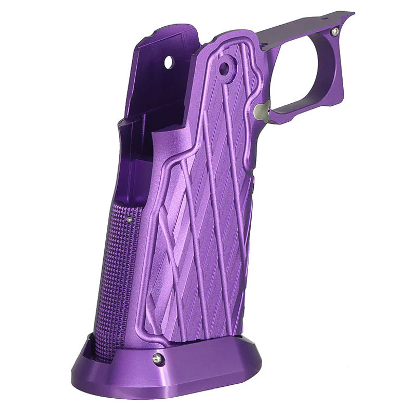 5KU CNC Aluminum Grip For Tokyo Marui Hi Capa GBB Airsoft (Type 11/ Purple)