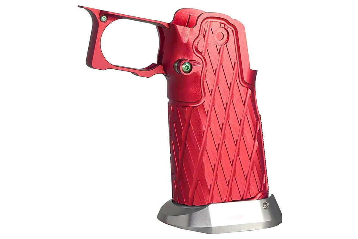 5KU CNC Aluminum Grip For Tokyo Marui Hi Capa GBB Airsoft (Type 11/ Red)
