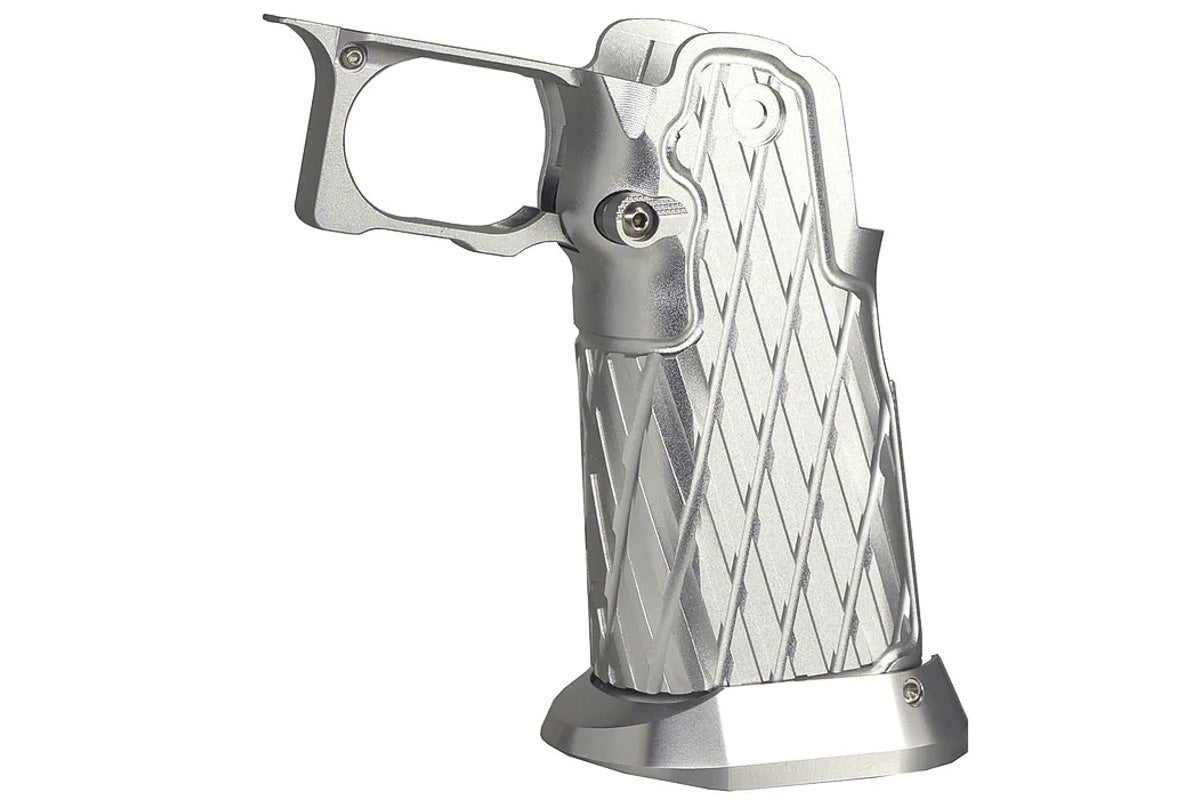 5KU CNC Aluminum Grip For Tokyo Marui Hi Capa GBB (Type 11/ Silver)