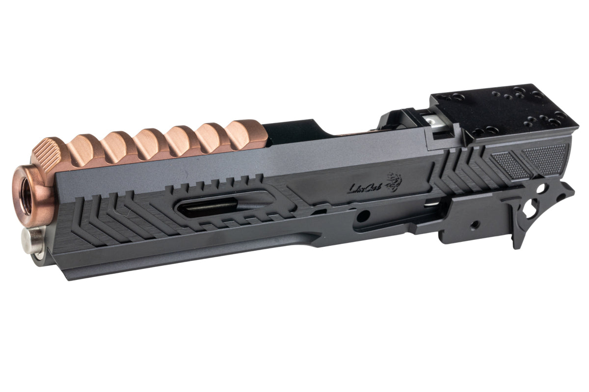 5KU Limcat Wildcat Tracker Carry Optic Slide Kit For Tokyo Marui Hi Capa GBB (Black/ Brown)