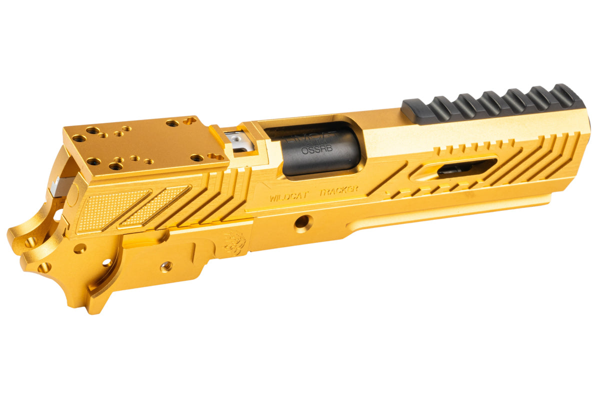 5KU Limcat Wildcat Tracker Carry Optic Slide Kit For Tokyo Marui Hi Capa GBB (Gold/Black)