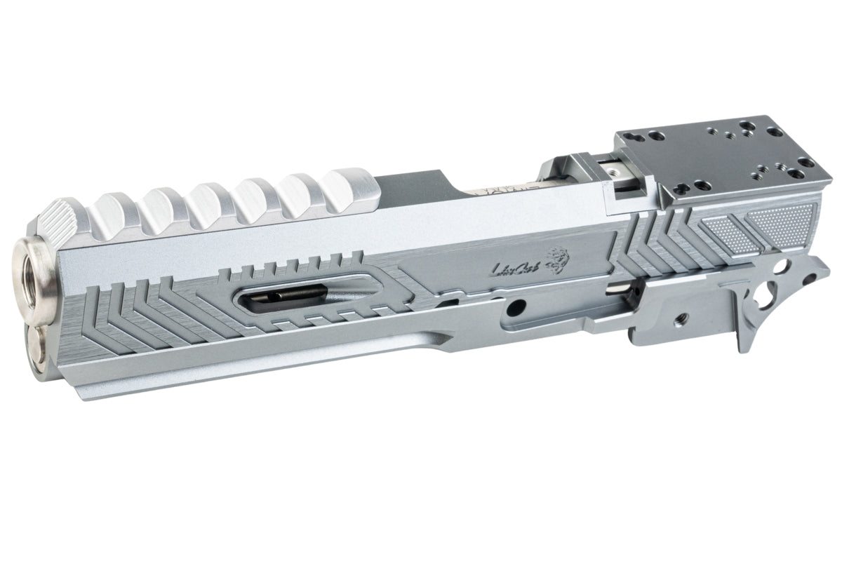 5KU Limcat Wildcat Tracker Carry Optic Slide Kit For Tokyo Marui Hi Capa GBB (Grey/Silver)