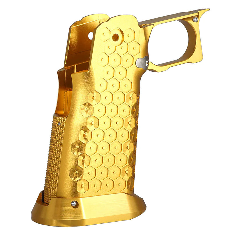 5KU CNC Aluminum Grip For Tokyo Marui Hi Capa GBB Airsoft (Type 12/ Gold)