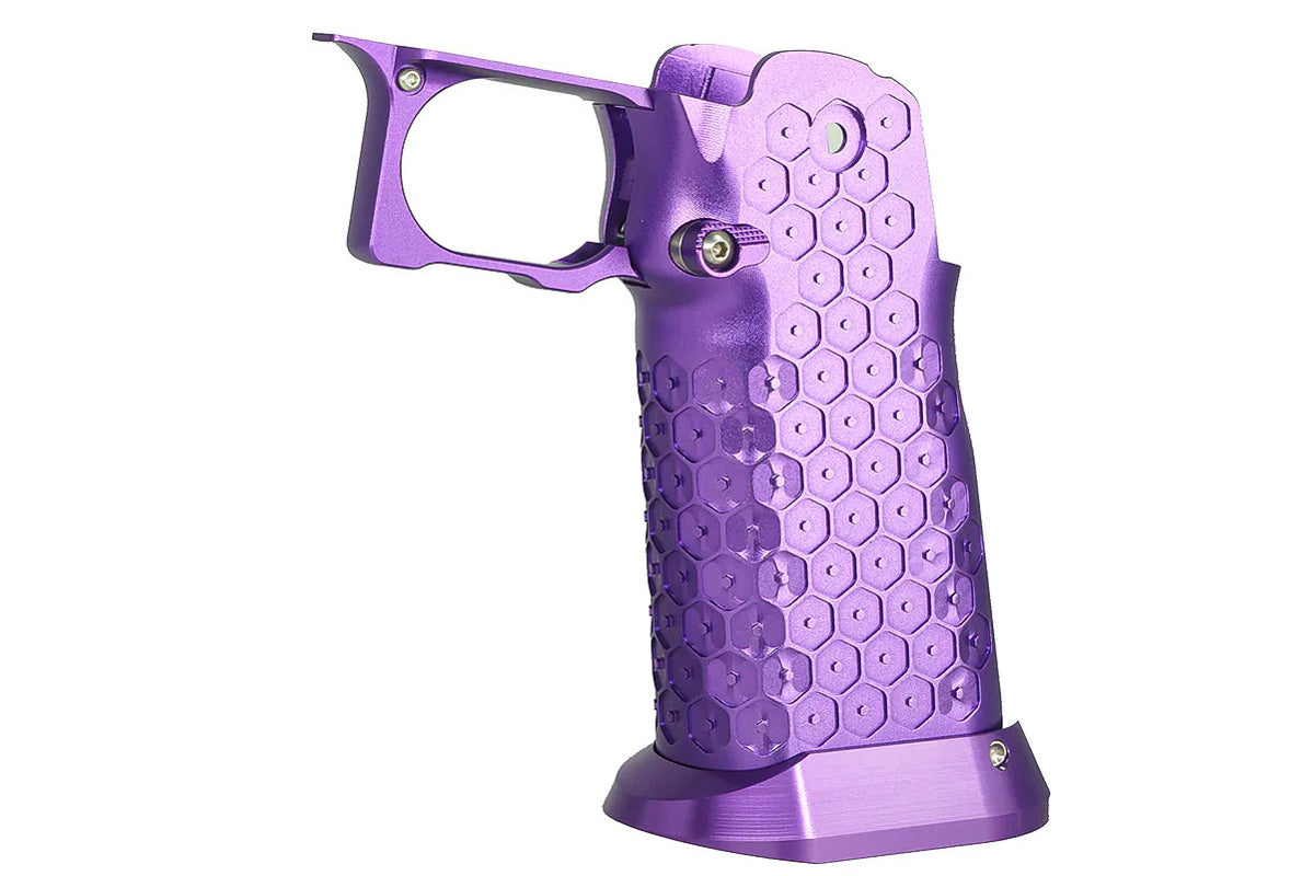 5KU CNC Aluminum Grip For Tokyo Marui Hi Capa GBB Airsoft (Type 12/ Purple)
