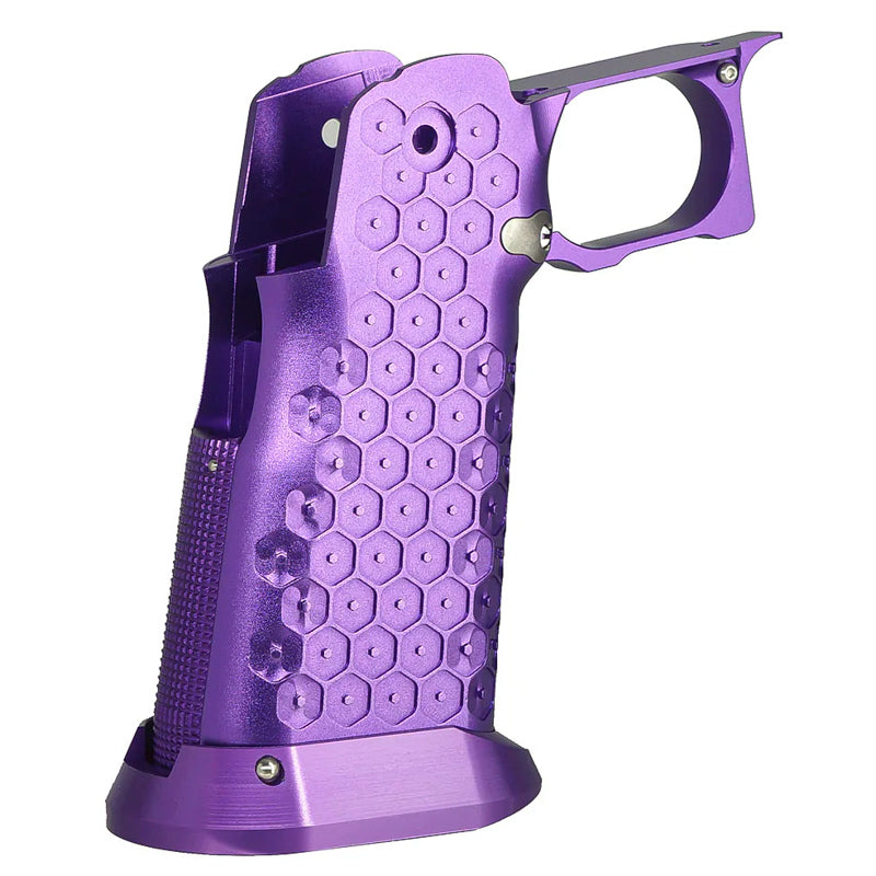 5KU CNC Aluminum Grip For Tokyo Marui Hi Capa GBB Airsoft (Type 12/ Purple)