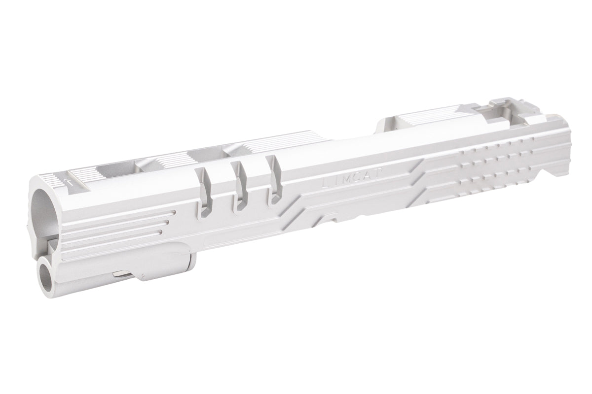 5KU CNC Aluminum LimCat Protector 5.1 Slide For Tokyo Marui Hi Capa 5.1 GBB Airsoft (Silver)