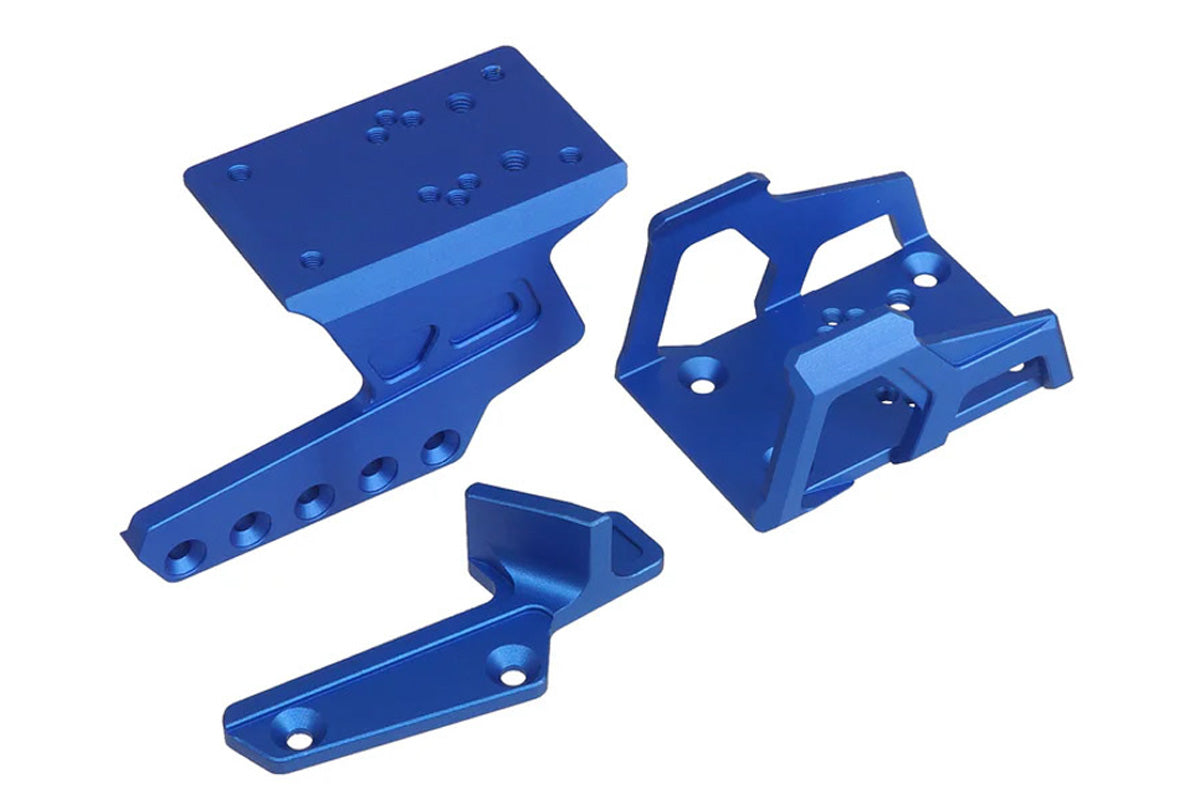5KU Exoskeleton Optic Mount w/ Thumb Rest For Tokyo Marui Hi Capa GBB Airsoft (Blue)