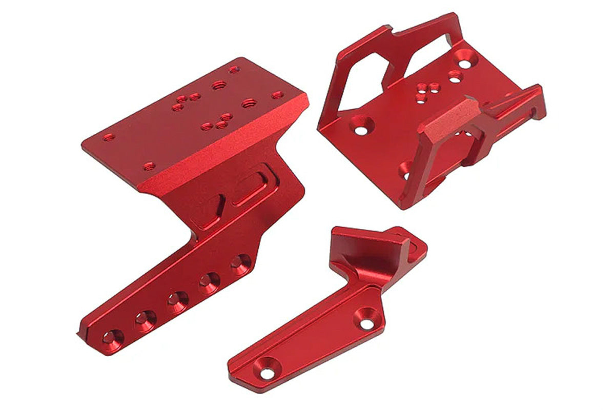 5KU Exoskeleton Optic Mount w/ Thumb Rest For Tokyo Marui Hi Capa GBB Airsoft (Red)