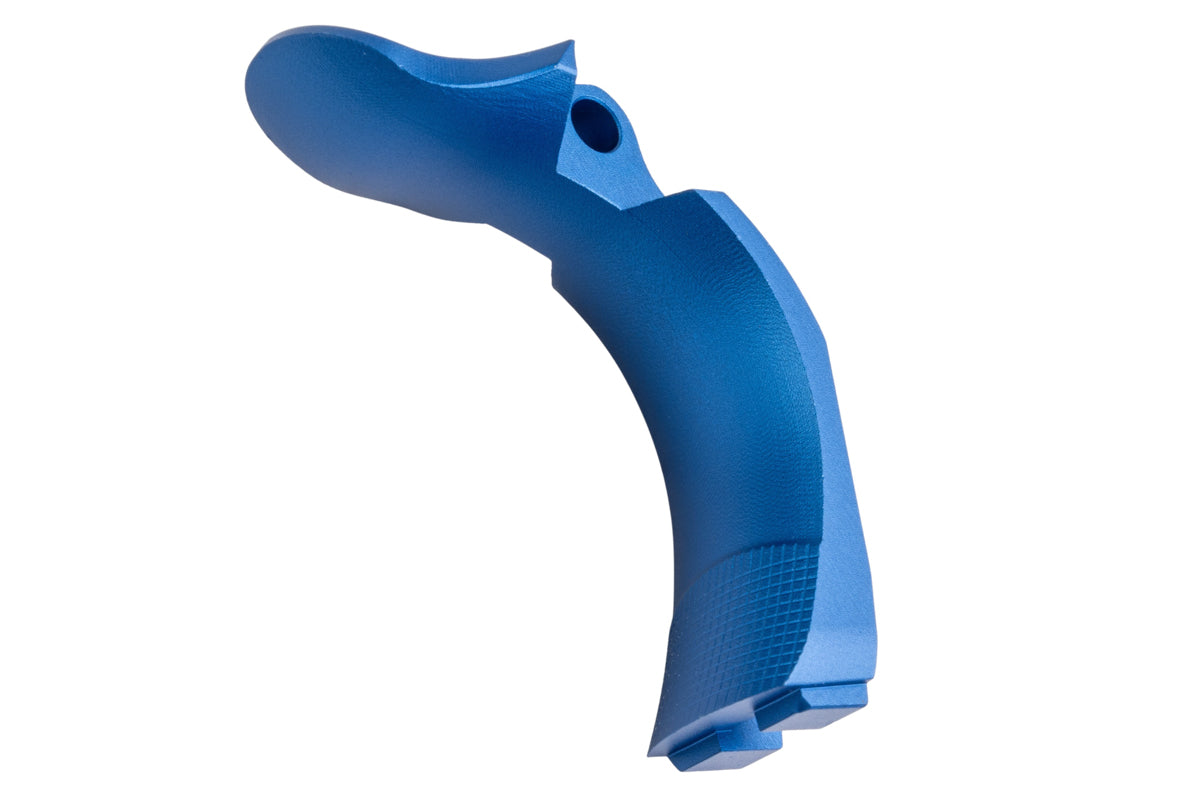 5KU IPSC Stainless Non-Functional Grip Safety for Tokyo Marui Hi Capa GBB Airsoft (Plastic Grip/ Blue)