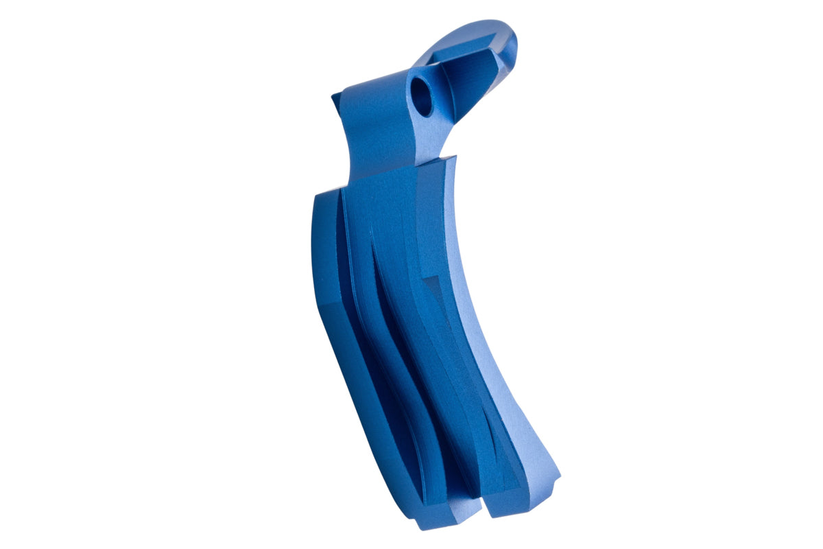 5KU IPSC Stainless Non-Functional Grip Safety for Tokyo Marui Hi Capa GBB Airsoft (Plastic Grip/ Blue)