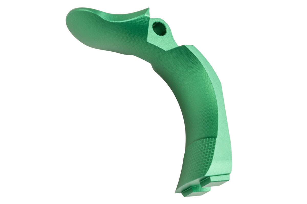 5KU IPSC Stainless Non-Functional Grip Safety for Tokyo Marui Hi Capa GBB Airsoft (Plastic Grip/ Green)