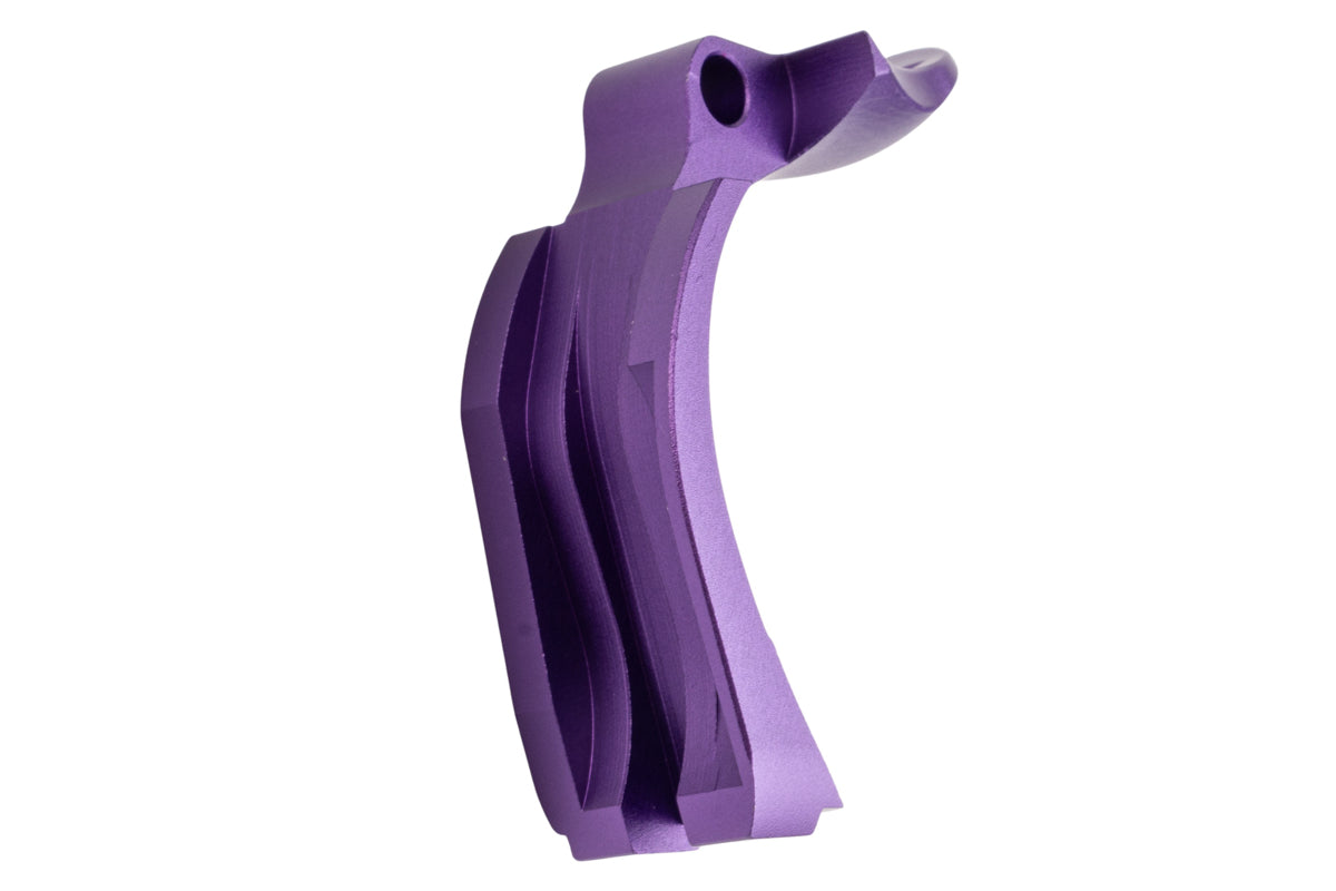 5KU IPSC Stainless Non-Functional Grip Safety for Tokyo Marui Hi Capa GBB Airsoft (Plastic Grip/ Purple)