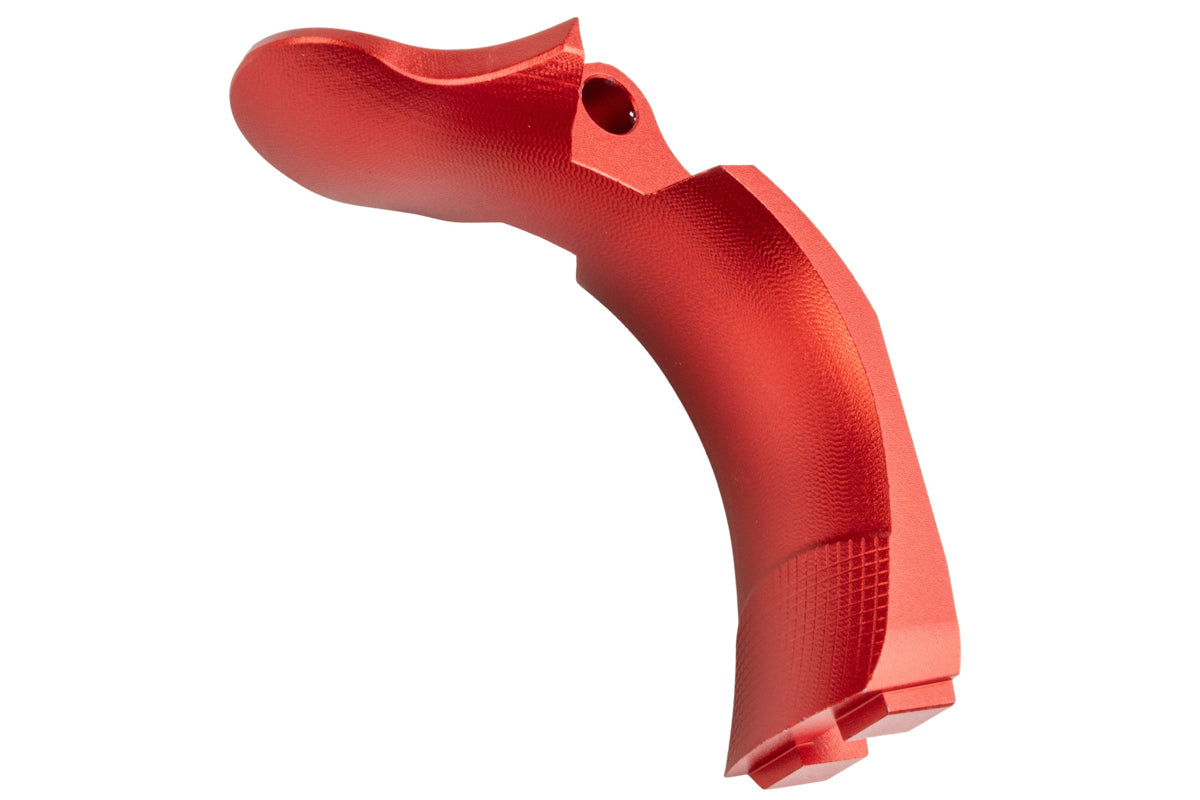 5KU IPSC Stainless Non-Functional Grip Safety for Tokyo Marui Hi Capa GBB Airsoft (Plastic Grip/ Red)