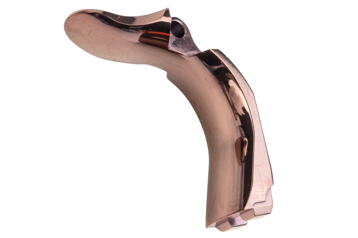 5KU IPSC Stainless Non-Functional Grip Safety for Tokyo Marui Hi Capa GBB Airsoft (Plastic Grip/ Brown)