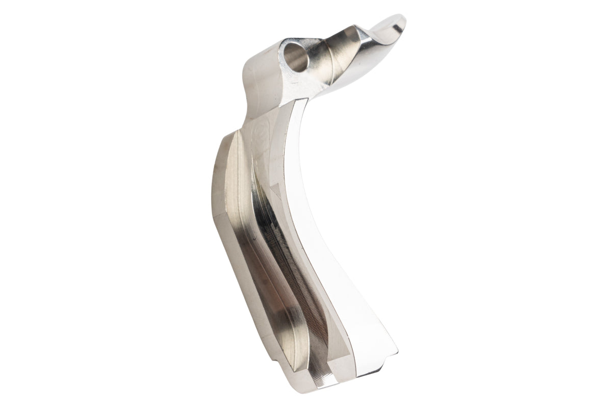 5KU IPSC Stainless Non-Functional Grip Safety for Tokyo Marui Hi Capa GBB Airsoft (Plastic Grip/ Silver)
