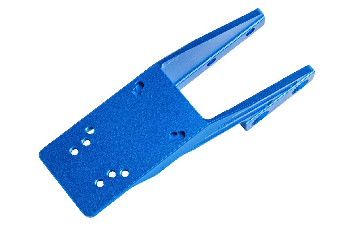 5KU Infinity Optic Mount with Thumb Rest For Tokyo Marui Hi Capa GBB (M4 & M3 Screws/ Blue)