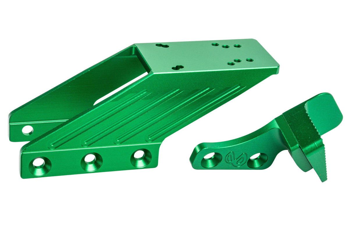 5KU Infinity Optic Mount with Thumb Rest For Tokyo Marui Hi Capa GBB (M4 & M3 Screws/ Green)