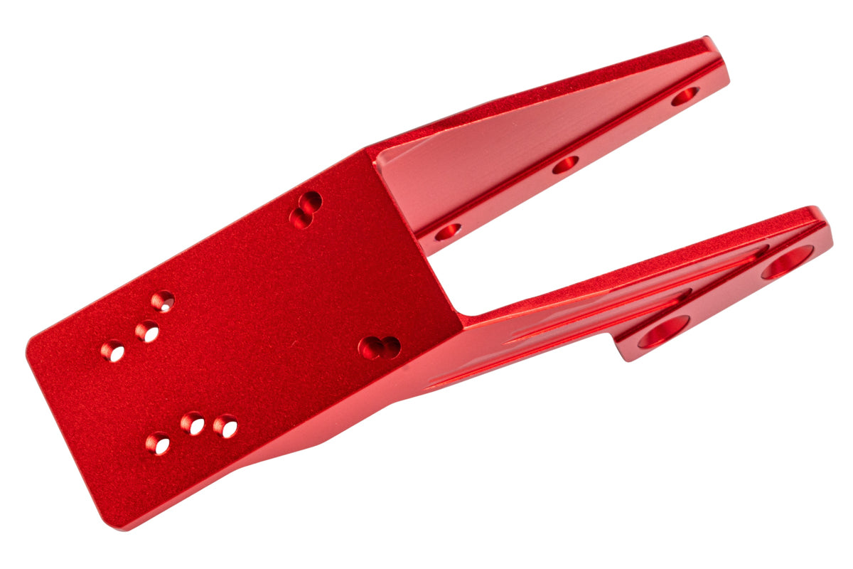 5KU Infinity Optic Mount with Thumb Rest For Tokyo Marui Hi Capa GBB (M4 & M3 Screws/ Red)